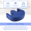 Elderly Bed Turn over Assistant Bedsore Pad Nursing Device Side Lying U Pillow -Blue 7