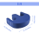 Elderly Bed Turn over Assistant Bedsore Pad Nursing Device Side Lying U Pillow -Blue 10