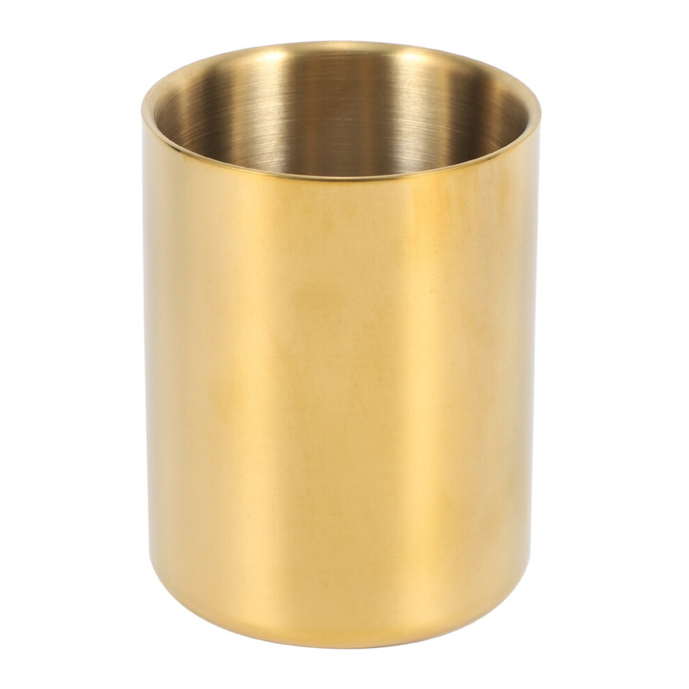 Photos - Other Furniture Pencil Cup Holder Desk Organizer Gold Pen Pot Container Desktop Stationery Table Vases Flower