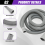 Drain Hose Extension Set Universal Washing Machine 10Ft, Include Bracket Connector and Clamps Hoses 8