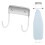 Ironing Board Hanger Wall Mount, Holder Organizer Holder, Mounted Shelf 8