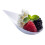 100 Tear Drop Mini Appetizer Plates - Dessert Tasting Spoons Plastic Spoon Bowls, White 1