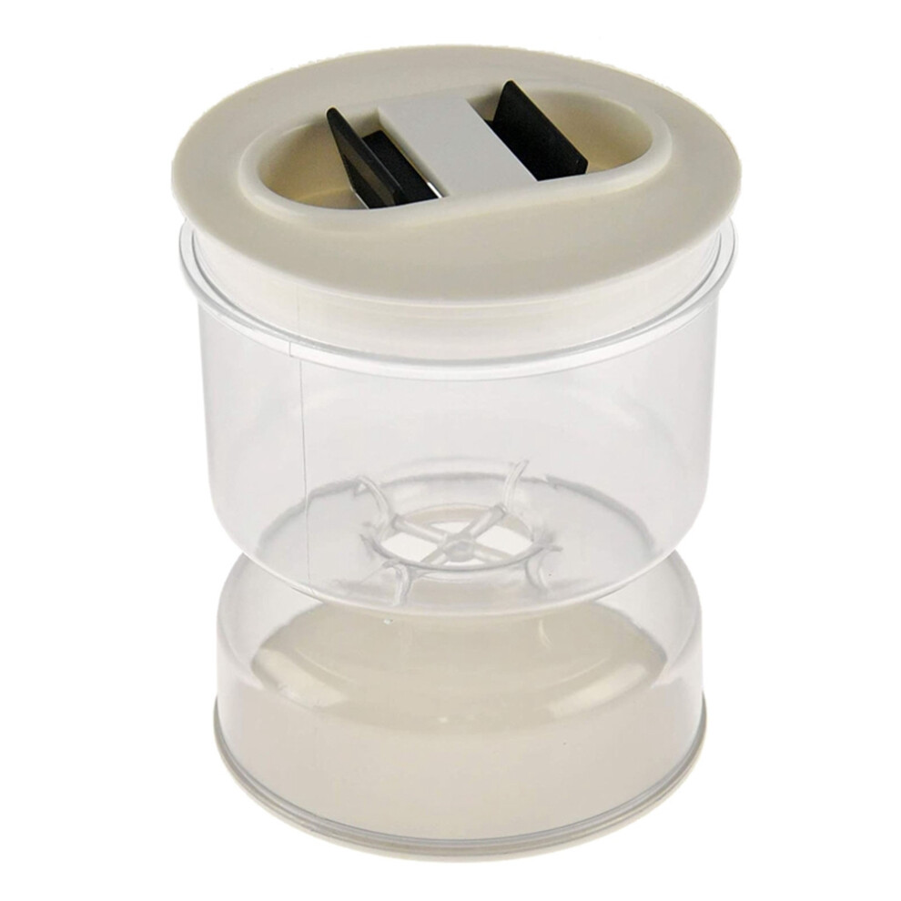 Jar Dry And Wet Dispenser Olives Hourglass Container For Home Kitchen Separator Organizer Saudism