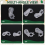 Christmas Light Clips - Gutter for Hanging Outdoor Lights Outside String 8