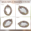 Triple Moon Goddess Wall Mirror Wall-Mounted with Five-Pointed Retro Hanging 9