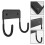 Ironing Board Hanger, Hook, Wall Mounted Holder, Large & Small (Matte Black) 8