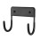 Ironing Board Hanger, Hook, Wall Mounted Holder, Large & Small (Matte Black) 9
