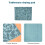 2 Pack Dish Drying Mat Absorbent Machine Washable Mats for Kitchen Counter Large (Blue Vine) 3