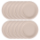 100% Compostable Disposable Paper Plates Bulk 9 Inch 50 Pack, Bamboo Plates, Eco Friendly, Biodegradable 3