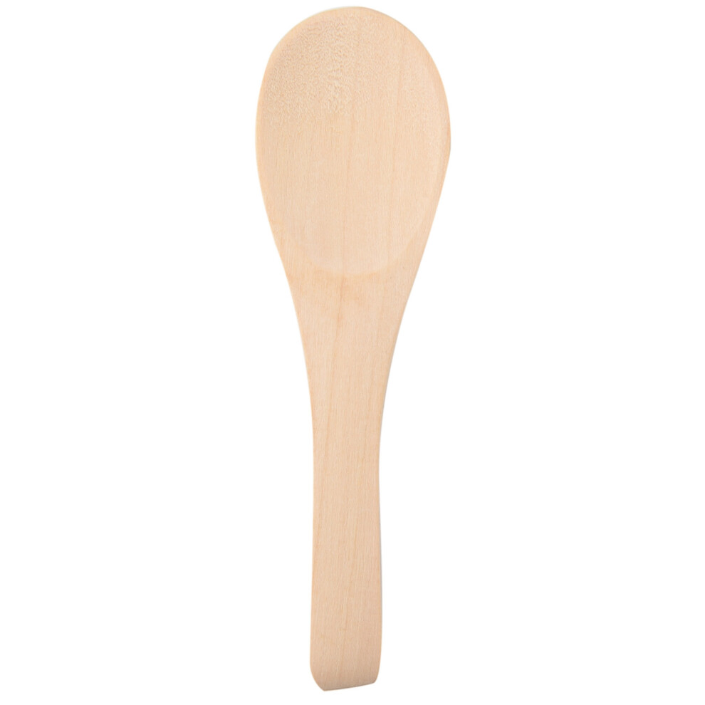 25Pcs Mini Handmade Wooden Spoon Ice Sugar Jam Honey Coffee Teaspoon Kitchen Condiment Salt Mustard Cream 4852644621976