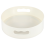 Rotating Kitchen Turntable Tray Non-Slip Multi-Function Storage for Spices, Snacks & Cosmetics White ABS 23x6.5 cm 4