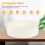Rotating Kitchen Turntable Tray Non-Slip Multi-Function Storage for Spices, Snacks & Cosmetics White ABS 23x6.5 cm 6