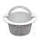 Swimming Pool Skimmer Replacement Basket with Handle, 2 Pack - Above Ground Thru-Wall Baskets 7
