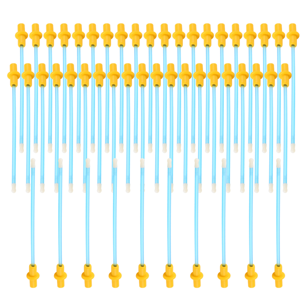 Saudism 50 Pieces Disposable Artificial Insemination Rods Breeding Rod Tube Flexible Catheter For Dog