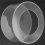 1Pc Round Acrylic Cake Display Board Edge Smoother Scraper Tray DIY Decor Refillable Board(B) 6