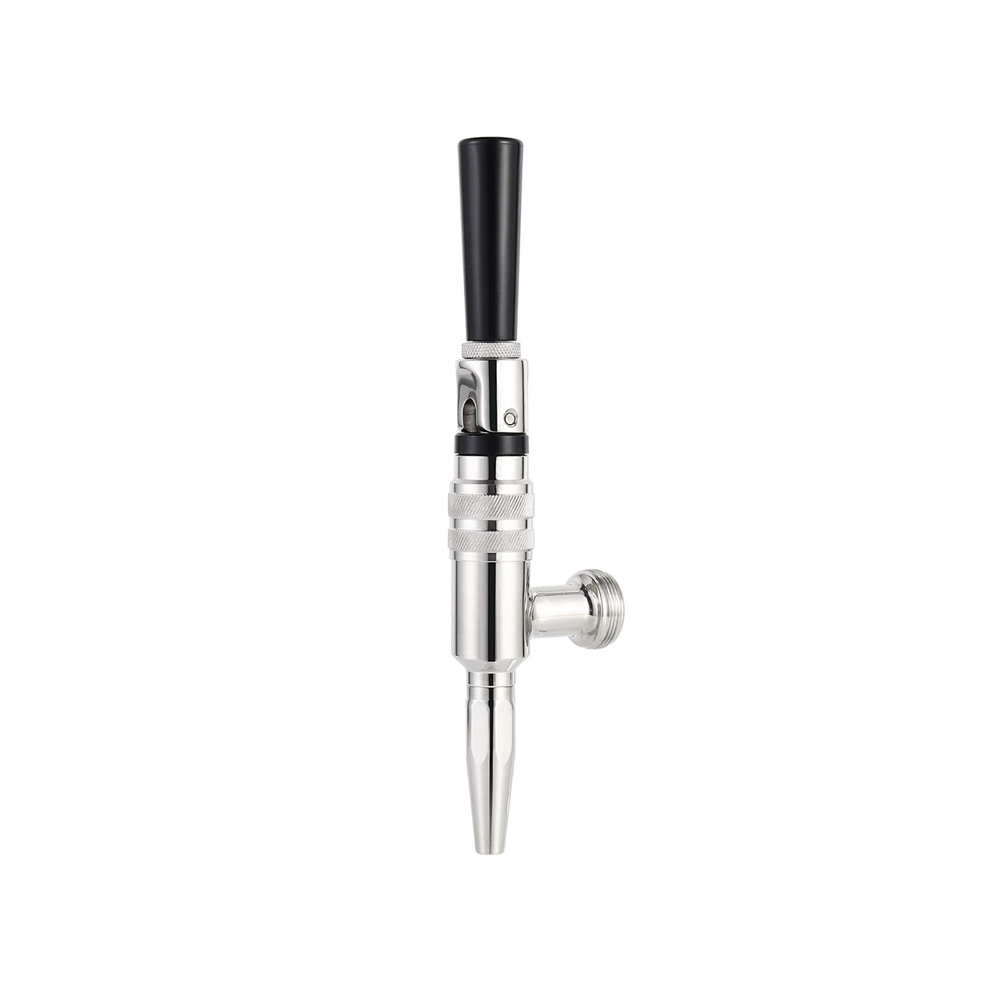 Saudism Stout Beer Coffee Faucet Stainless Steel Nitrogen Draft Faucet, Homebrew Cold Brew Kegerator Tower Tap
