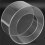 1Pc Round Acrylic Cake Display Board Edge Smoother Scraper Tray DIY Decor Refillable Board(B) 8