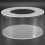 1Pc Round Acrylic Cake Display Board Edge Smoother Scraper Tray DIY Decor Refillable Board(B) 5