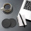 Coasters Glasses Silicone Drink Glass Coaster Set Cup 12Pcs 4