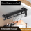 Pack of 2 Extendable Clothes Rail for Pull-Out Hanger Extendible Wardrobe Adjustable 4