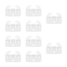 20Pcs Drawer Track Guides Plastic Slides Replacement Furniture Parts for Dressers, Hutches