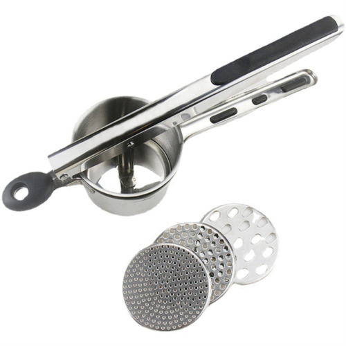 Potato Blender, Spaghetti Making Machine with 3 Interchangeable Discs for Mashed Potatoes, Pasta