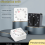 2-Pack Square 60 Minute Mechanical Kitchen Timer,Chef Cooking Timer Clock with Loud Alarm, 6