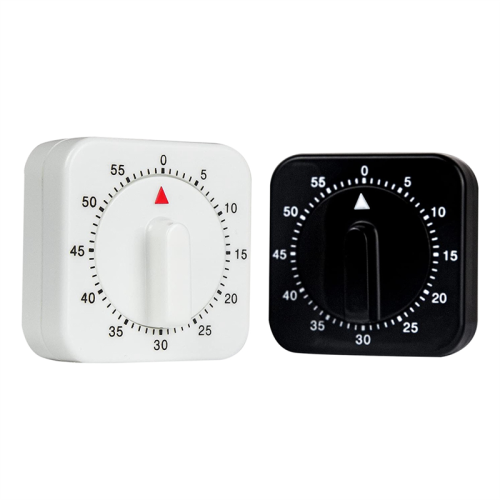 2-Pack Square 60 Minute Mechanical Kitchen Timer,Chef Cooking Timer Clock with Loud Alarm,