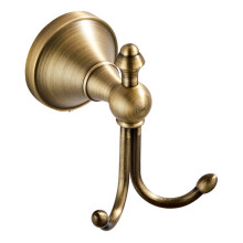 Robe Hooks Antique Brass Towel Bath Coat Hanger Door Wall Hook Retro Home Decor Bathroom Accessories