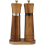 Salt and Pepper Grinder Set,Wooden Mill Shaker Easy Adjustable Ceramic Coarseness Large Refillable 3