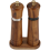 Salt and Pepper Grinder Set,Wooden Mill Shaker Easy Adjustable Ceramic Coarseness Large Refillable 2