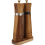 Salt and Pepper Grinder Set,Wooden Mill Shaker Easy Adjustable Ceramic Coarseness Large Refillable 5