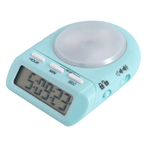 Digital Kitchen Timer with 100 Hour Clock Count Down for Kid Teacher Cook,45 Display LCD&Security Lock,Time Management 2