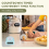 Digital Kitchen Timer with 100 Hour Clock Count Down for Kid Teacher Cook,45 Display LCD&Security Lock,Time Management 6