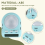Digital Kitchen Timer with 100 Hour Clock Count Down for Kid Teacher Cook,45 Display LCD&Security Lock,Time Management 7