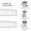 Diameter Easy to Install Accessory Pool Pump Replacement Hose - 59Inch Long for Models 300/330/530/1000 5