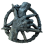 Baphomet Pentagram Claw Statue Ornament Hand Free Standing Plaque Devil Sculpture 3