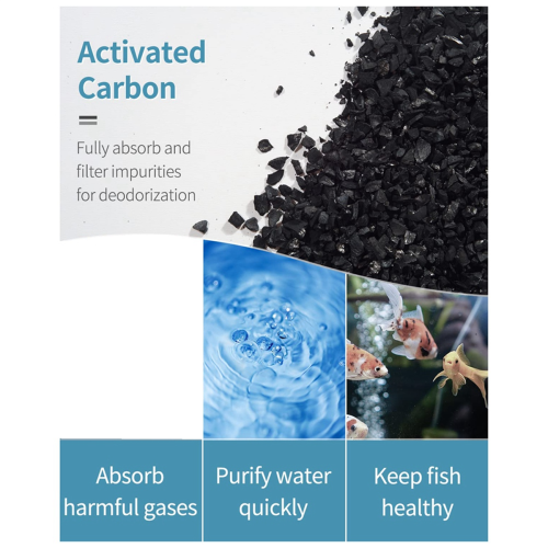 6Pcs Suitable for Fish Tank Aquarium Filter Replacement Activated Carbon Elements(M) 2