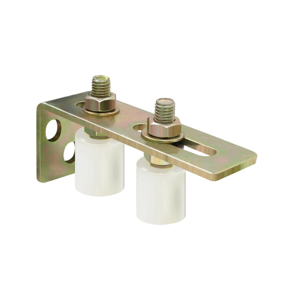 Photos - Door Lock 1PCS Patio Door Track Guide Rollers Sliding with L-Pillar Bracket Adjustable Double Nylon