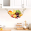 2PCS Hanging Fruit Hammock, Macrame Hammock Basket, for Kitchen Under Cabinet, Banana 6