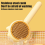 Pet Comb, Grooming Brush with Release Button, Massage Brushes, Self Cleaning Slicker Comb (Yellow) 5