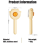 Pet Comb, Grooming Brush with Release Button, Massage Brushes, Self Cleaning Slicker Comb (Yellow) 6