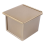 Mini Loaf Pan with Lid, Dough Capacity Non-Stick Rectangle Flat Toast Box for Oven Baking 2