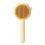 Pet Comb, Grooming Brush with Release Button, Massage Brushes, Self Cleaning Slicker Comb (Yellow) 1