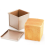 Mini Loaf Pan with Lid, Dough Capacity Non-Stick Rectangle Flat Toast Box for Oven Baking 7