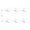 9PCS Clouds Decorations for Ceiling, Cotton Simulation Hanging Cloud Decoration, 3D Artificial Props 1