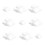 9PCS Clouds Decorations for Ceiling, Cotton Simulation Hanging Cloud Decoration, 3D Artificial Props 3