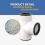 Hose Adapter Replacement for & Pool Split Tee T-Joint Union with 3 L Rings Connector, Connects 9