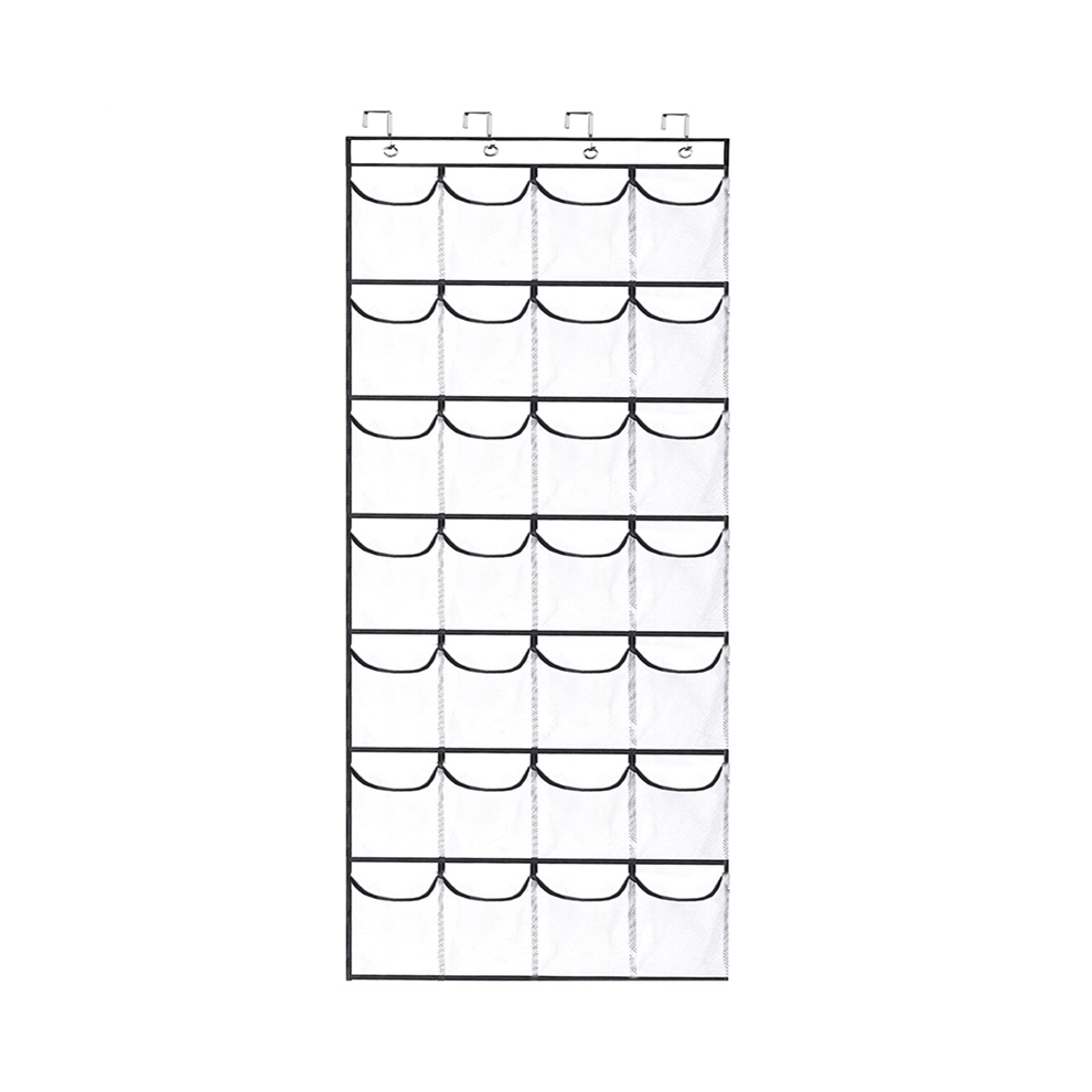 28 Pockets over the Door Shoe Organizers for Closet Shoes Hanger Storage Holder Back of