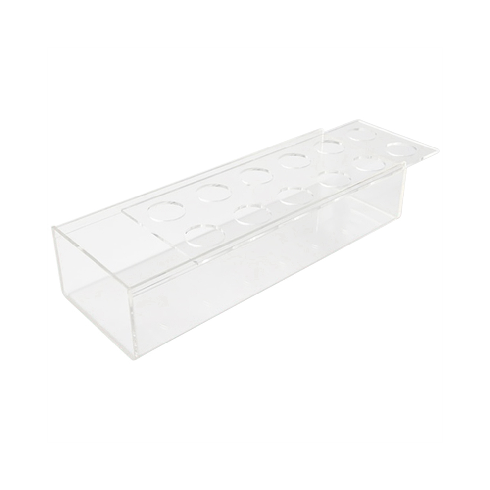 12 Holes Clear Acrylic Flower Vase Rectangular Floral Centerpiece for Dining Table Rectangle Decorative Modern-image-OPC-PJSJTJ7-NEW